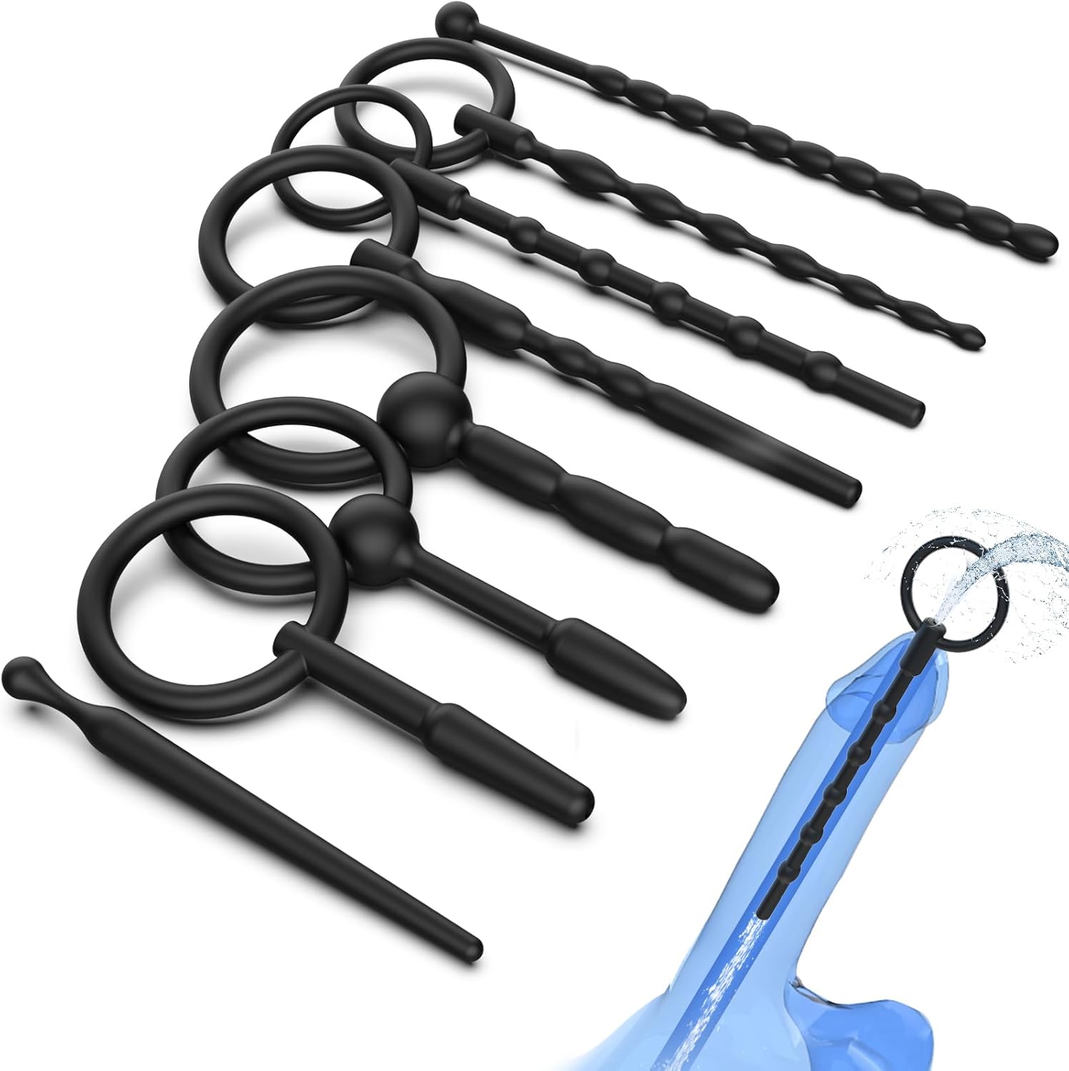 Silicone Penis Plug Set – Urethral Sounding Dilators