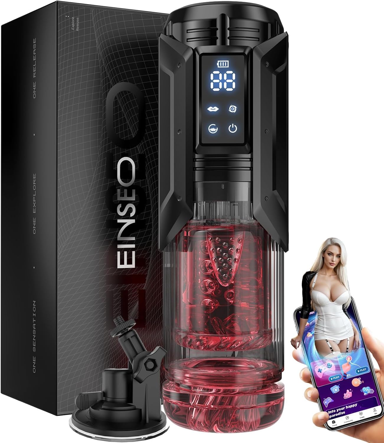 EINSEO AI Sync Penis Pump & Male Masturbator