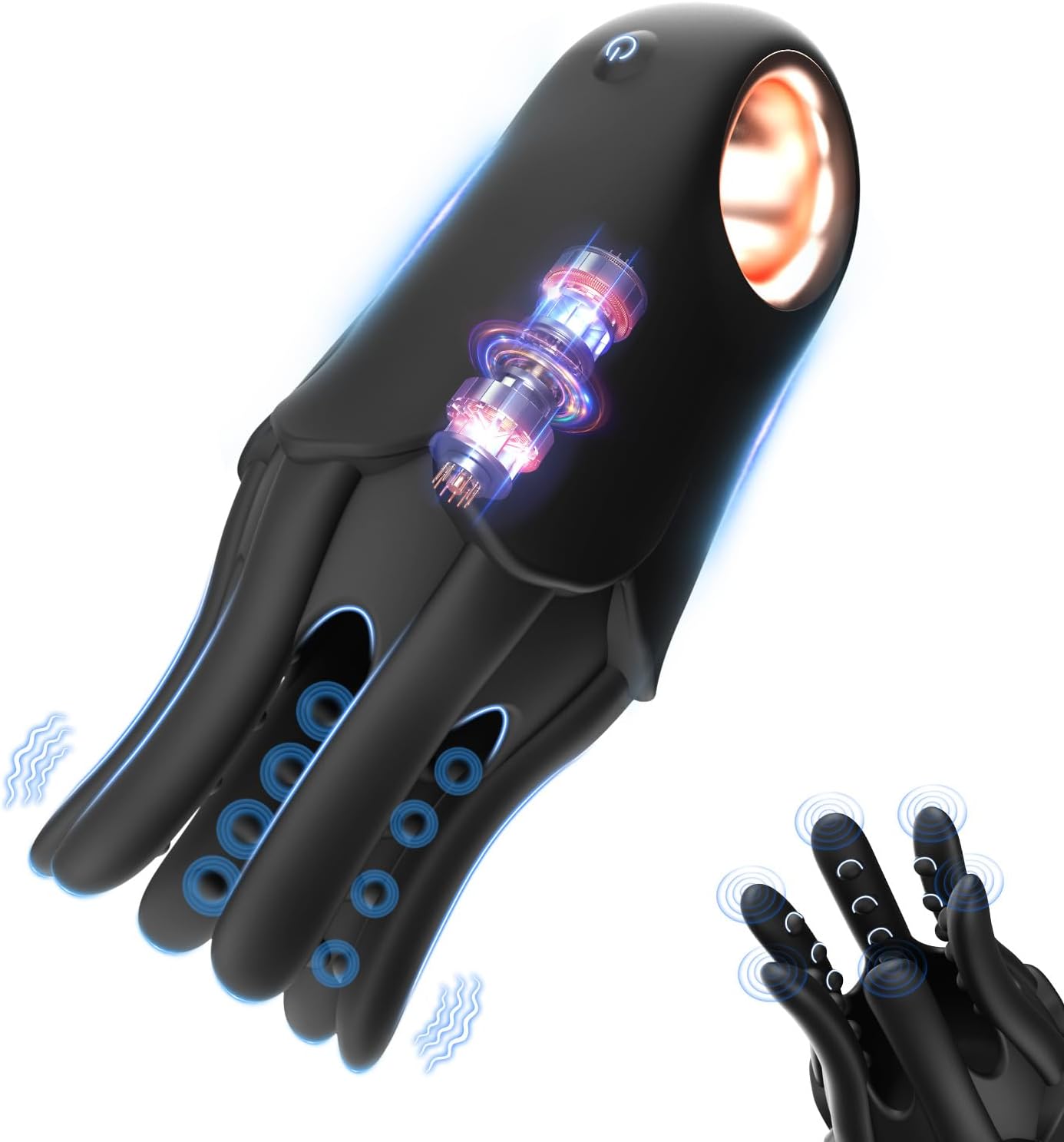 360° Male Masturbator Vibrator – Penis Trainer with Textured Stimulation