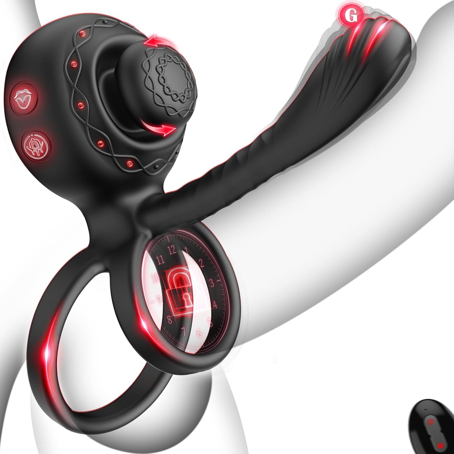 360° Vibrating Cock Ring – Octopus Clitoral & Penis Stimulator